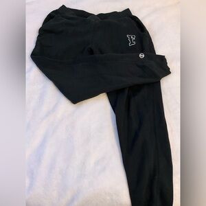 Black sweats with F